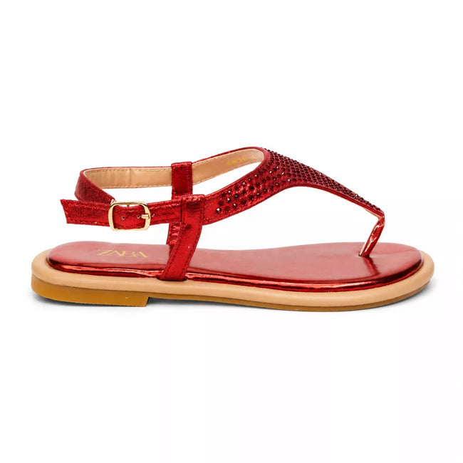 Women's flat T-Strap Sandal-1082 Hover Image