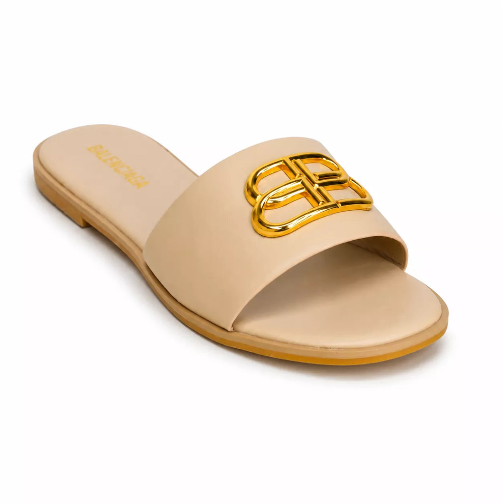 Balenciaga Oval BB Flat Sandals-1086