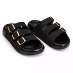 Zara Triple Buckle Slide-1070