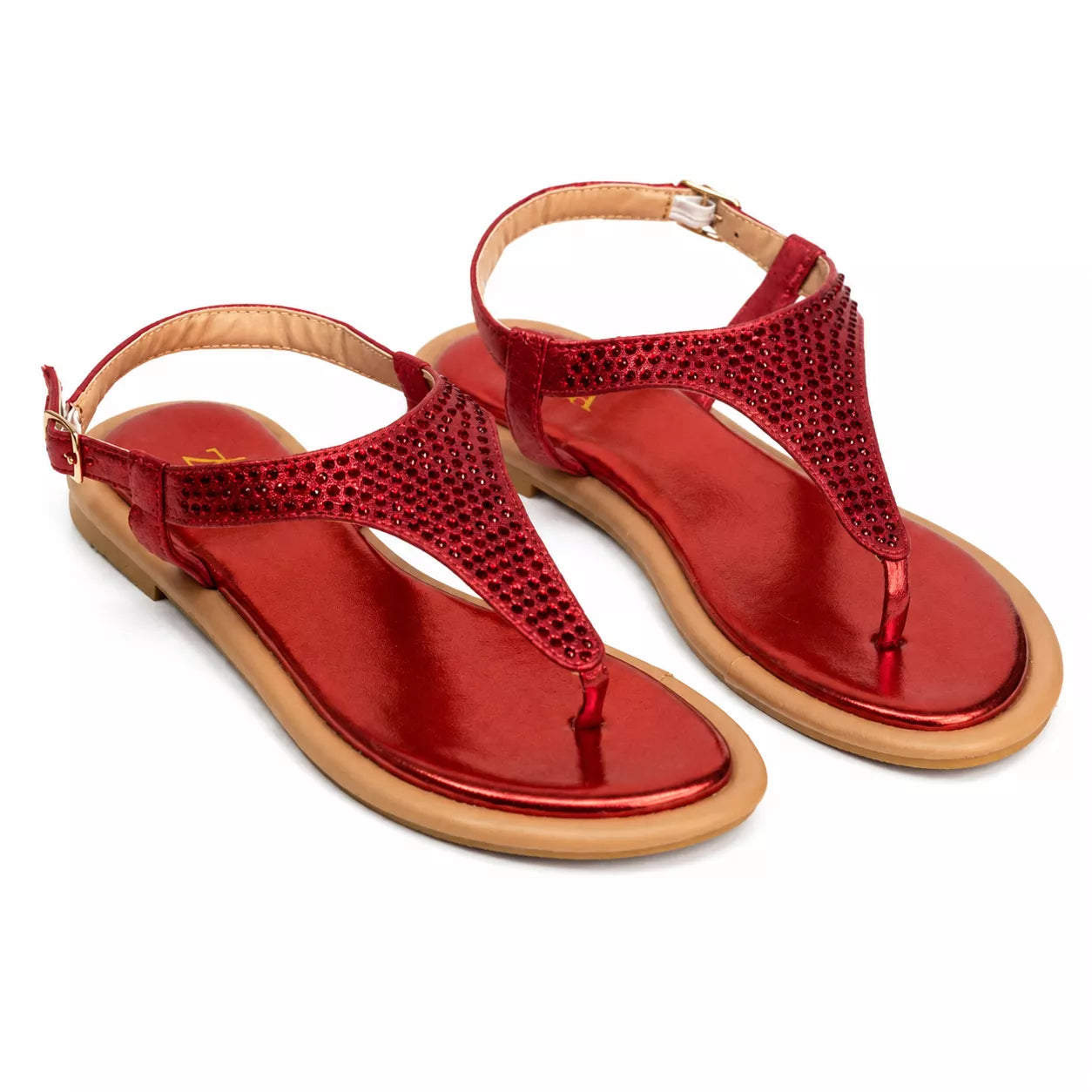 Women's flat T-Strap Sandal-1082