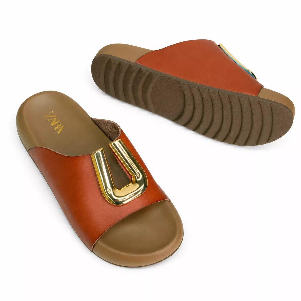 Zara Metallic Slide-1065