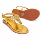 Women's flat T-Strap Sandal-1081