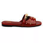 Zara Studded Flat Sandal-1094