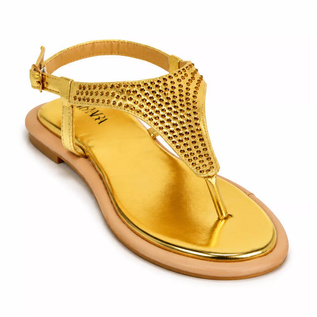 Women's flat T-Strap Sandal-1081 Main Image