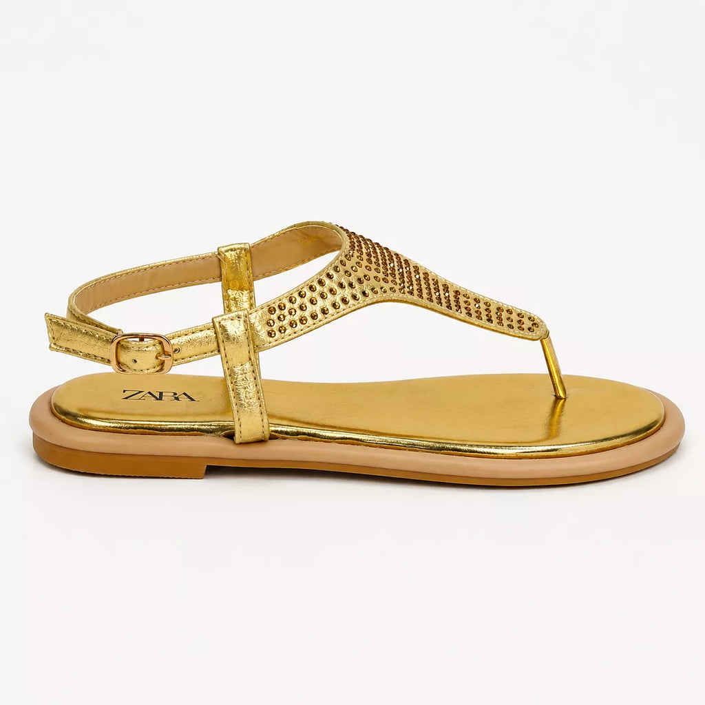 Women's flat T-Strap Sandal-1081