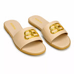 Balenciaga Oval BB Flat Sandals-1086