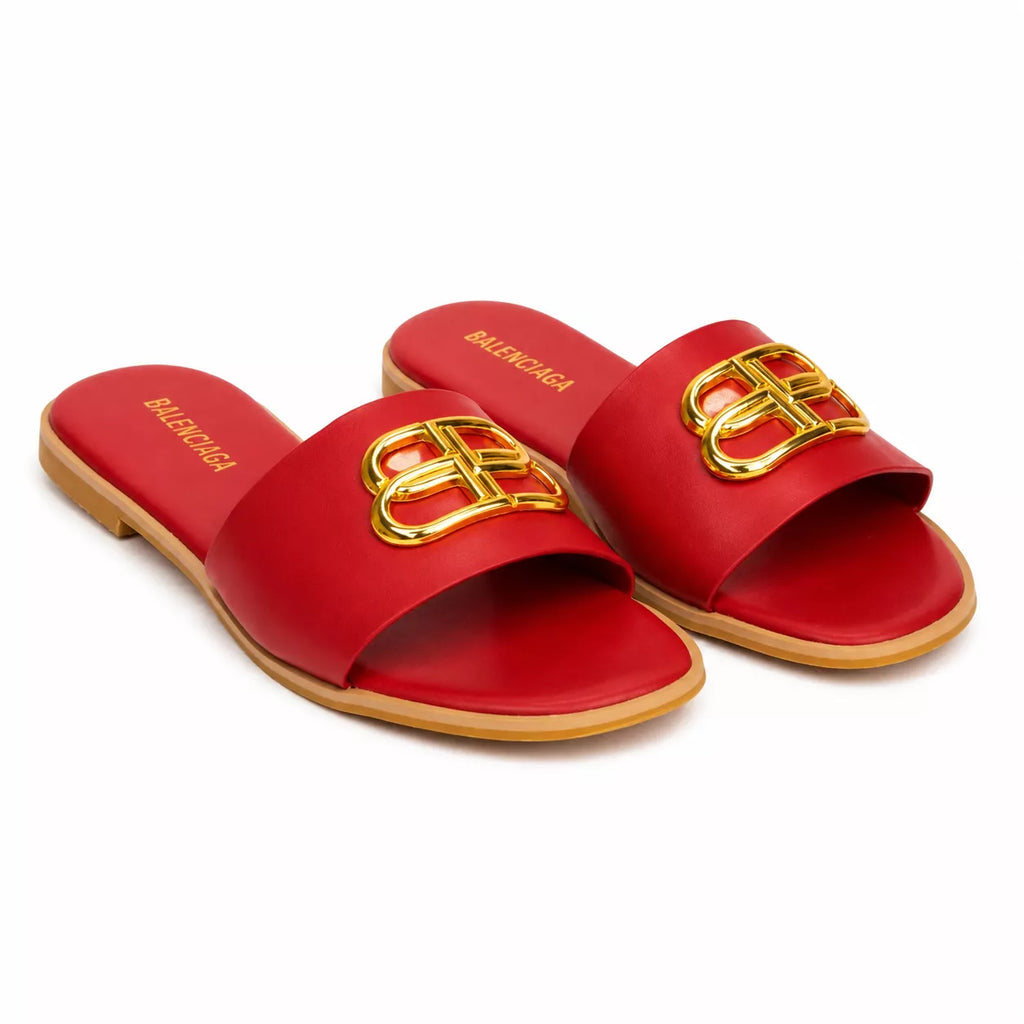 Balenciaga Oval BB Flat Sandals-1087