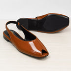 Zara Slingback Peep Toe Shoe-1096