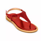 Women's flat T-Strap Sandal-1082