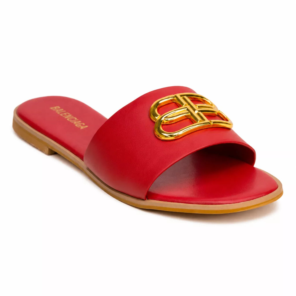 Balenciaga Oval BB Flat Sandals-1087