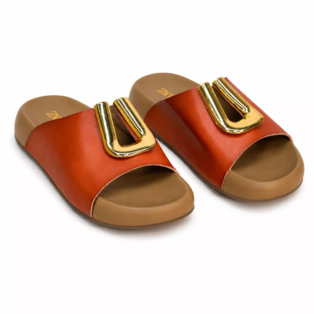 Zara Metallic Slide-1065