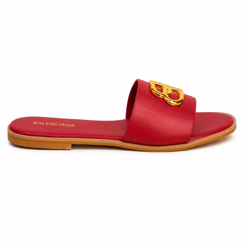 Balenciaga Oval BB Flat Sandals-1087