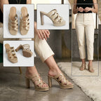 Patent Chunky Heel-1054