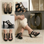Patent Chunky Heel-1053
