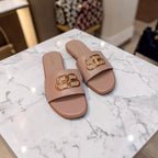 Balenciaga Oval BB Flat Sandals-1086