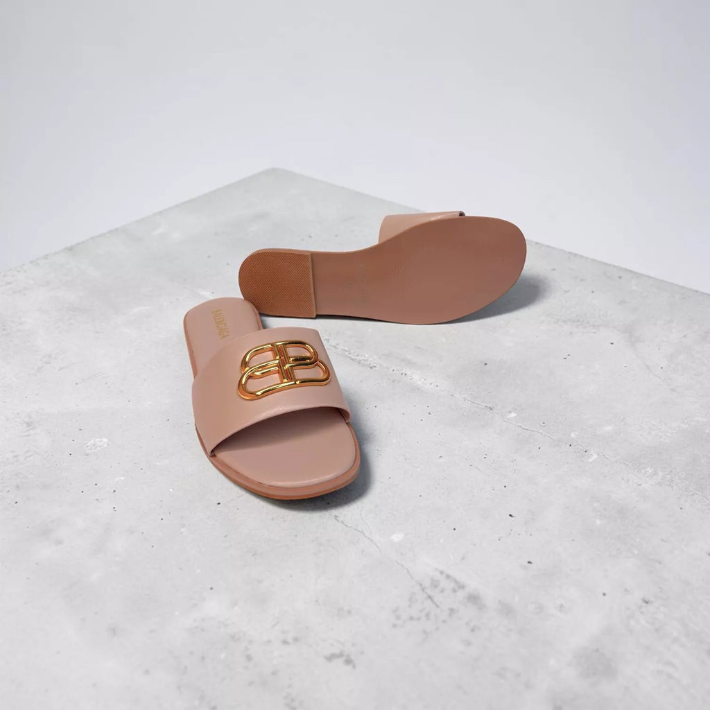 Balenciaga Oval BB Flat Sandals-1086