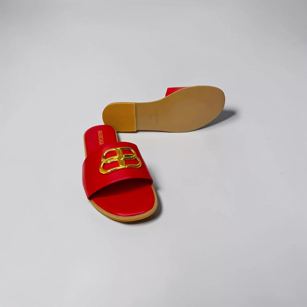 Balenciaga Oval BB Flat Sandals-1087