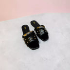 Zara Studded Flat Sandal-1092