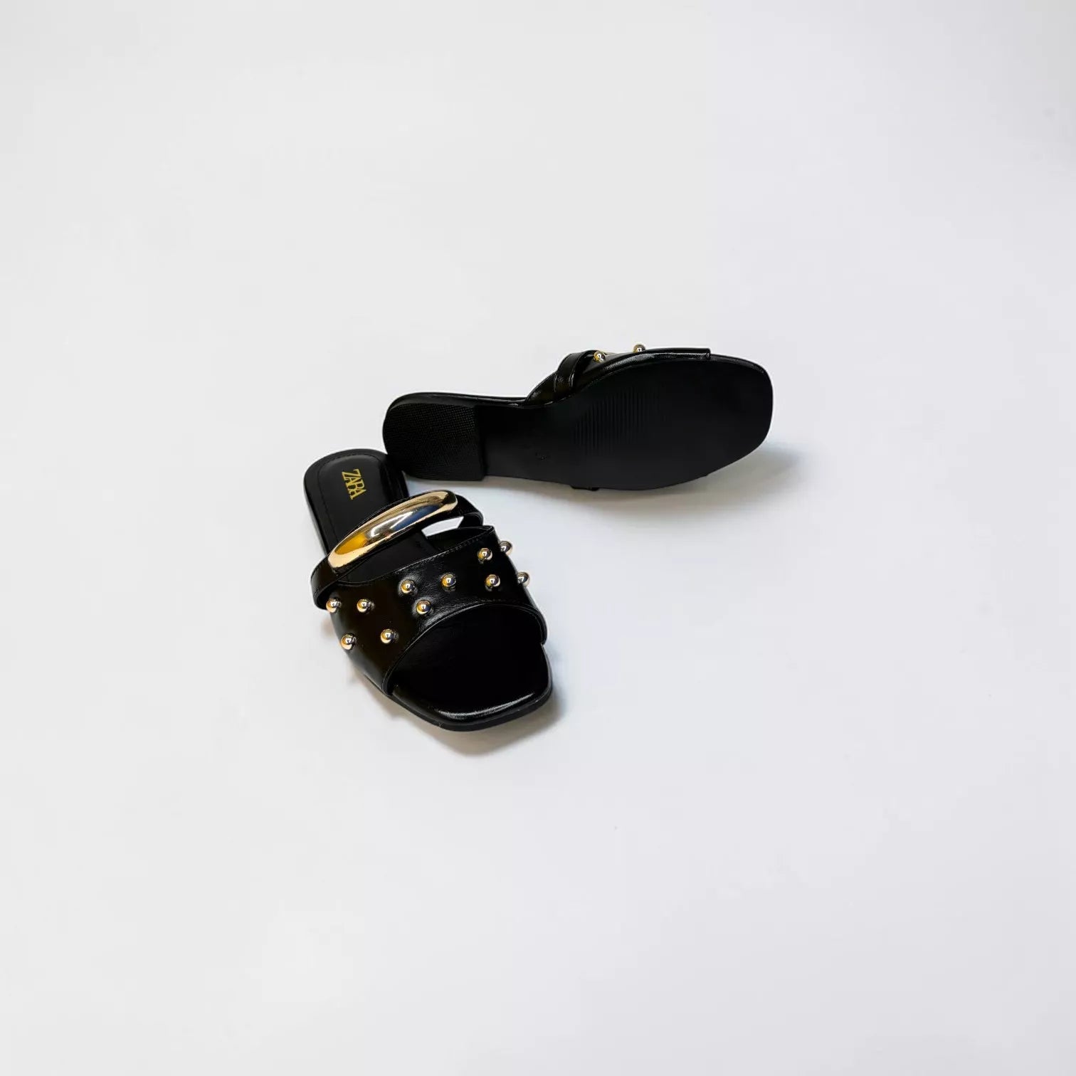 Zara Studded Flat Sandal-1092