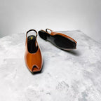 Zara Slingback Peep Toe Shoe-1096