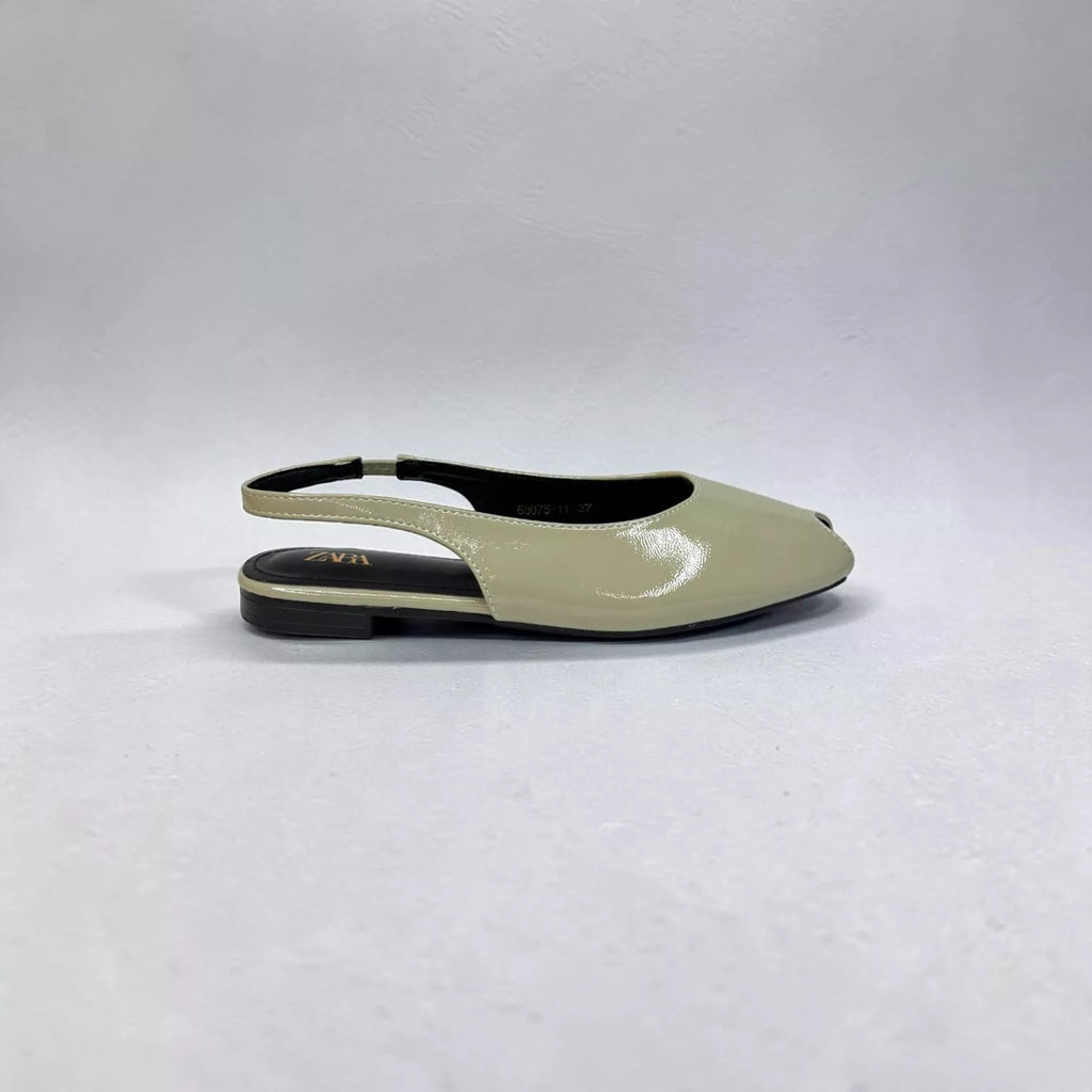 Zara Slingback Peep Toe Shoe-1095
