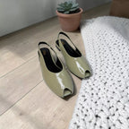 Zara Slingback Peep Toe Shoe-1095