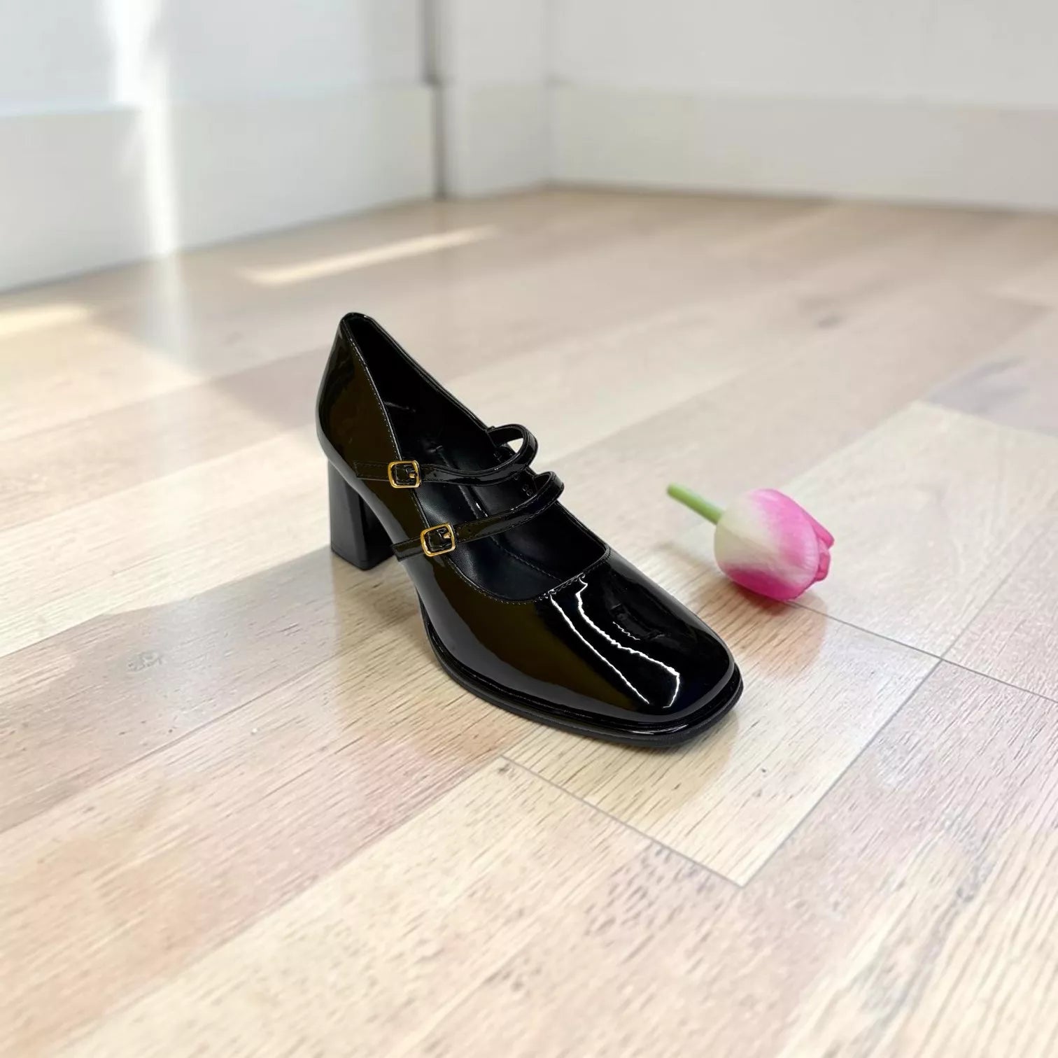 Women's Double Strap Shoes-1083