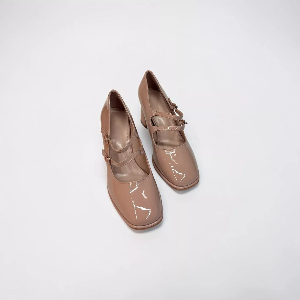 Women's Double Strap Shoes-1084