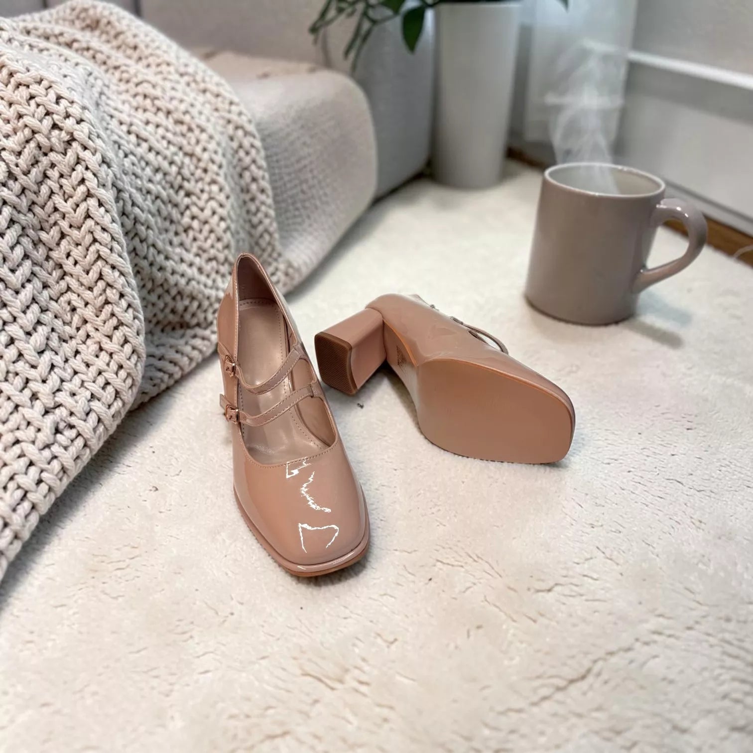 Women's Double Strap Shoes-1084