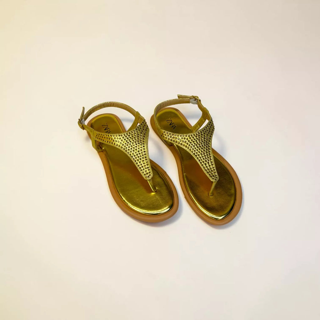 Women's flat T-Strap Sandal-1081