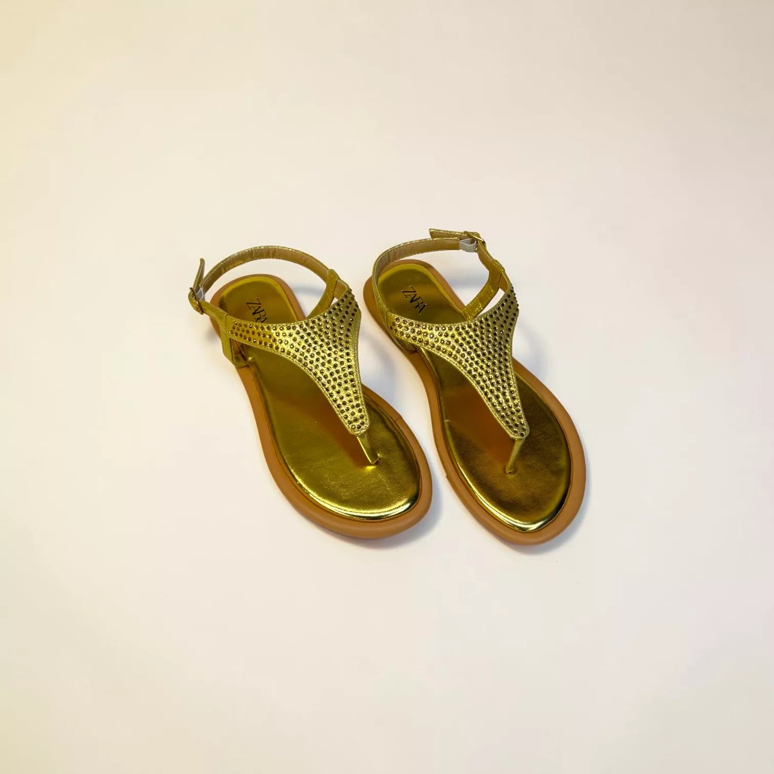 Women's flat T-Strap Sandal-1081