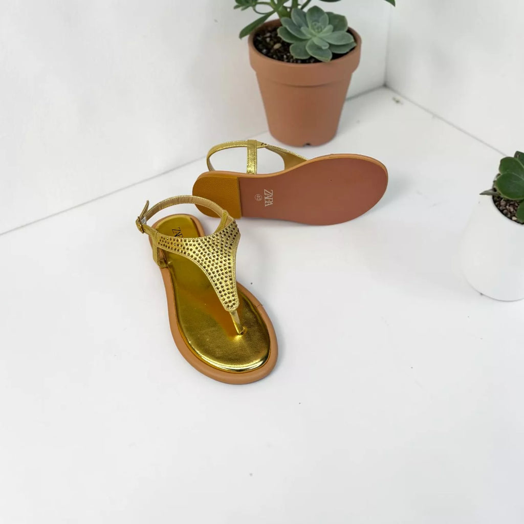 Women's flat T-Strap Sandal-1081