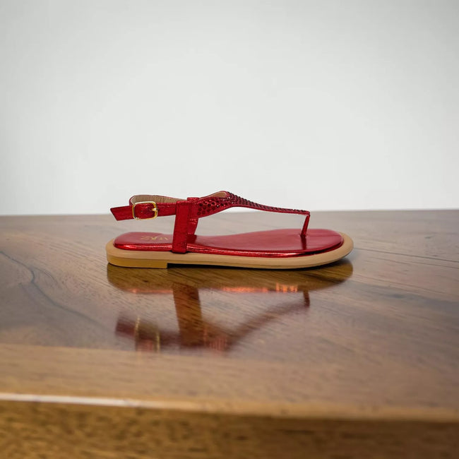 Women's flat T-Strap Sandal-1082 Hover Image