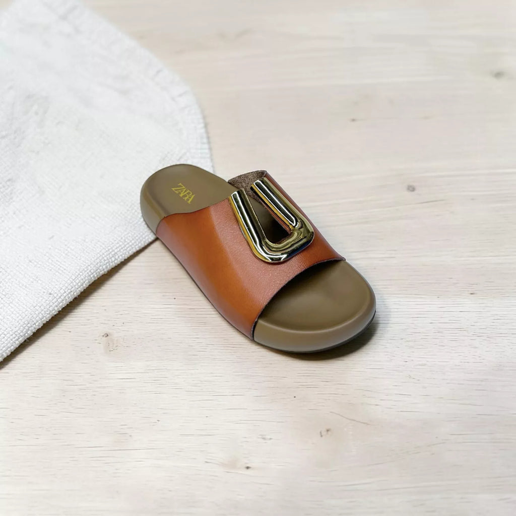 Zara Metallic Slide-1065