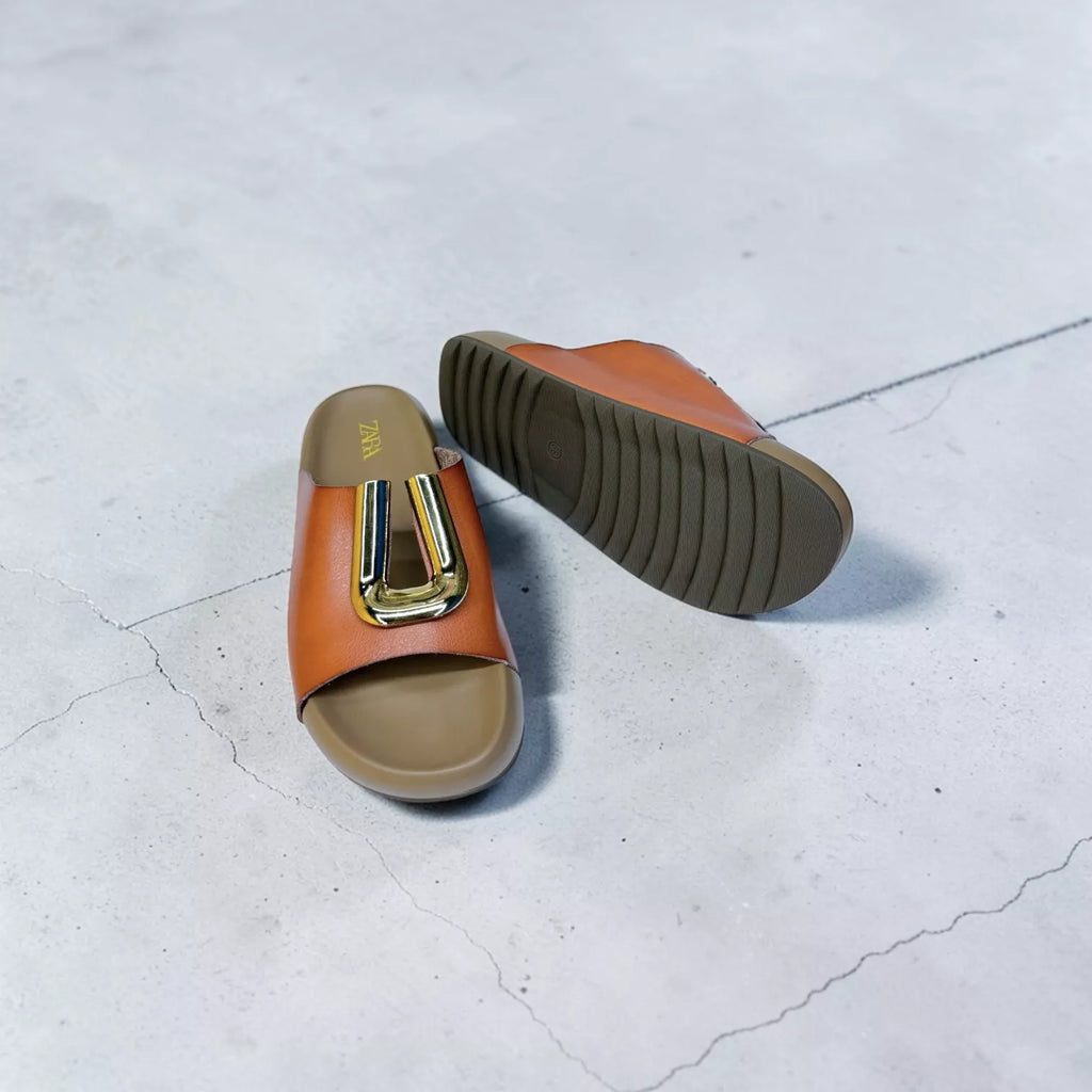 Zara Metallic Slide-1065