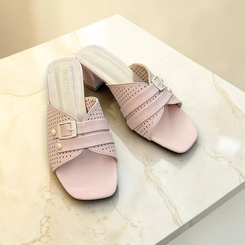 Women Laser Box Heel-1122