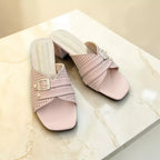 Women Laser Box Heel-1122