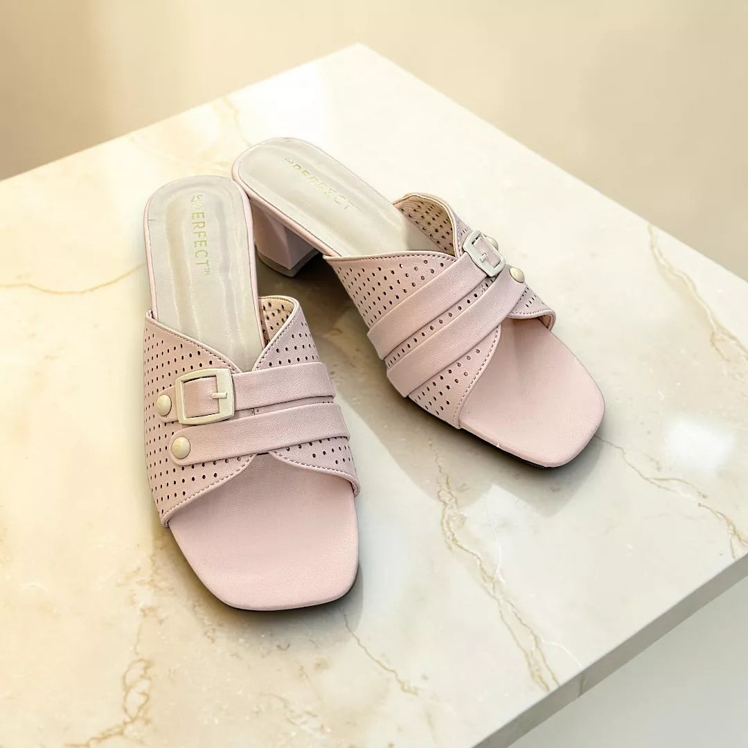 Women Laser Box Heel-1122
