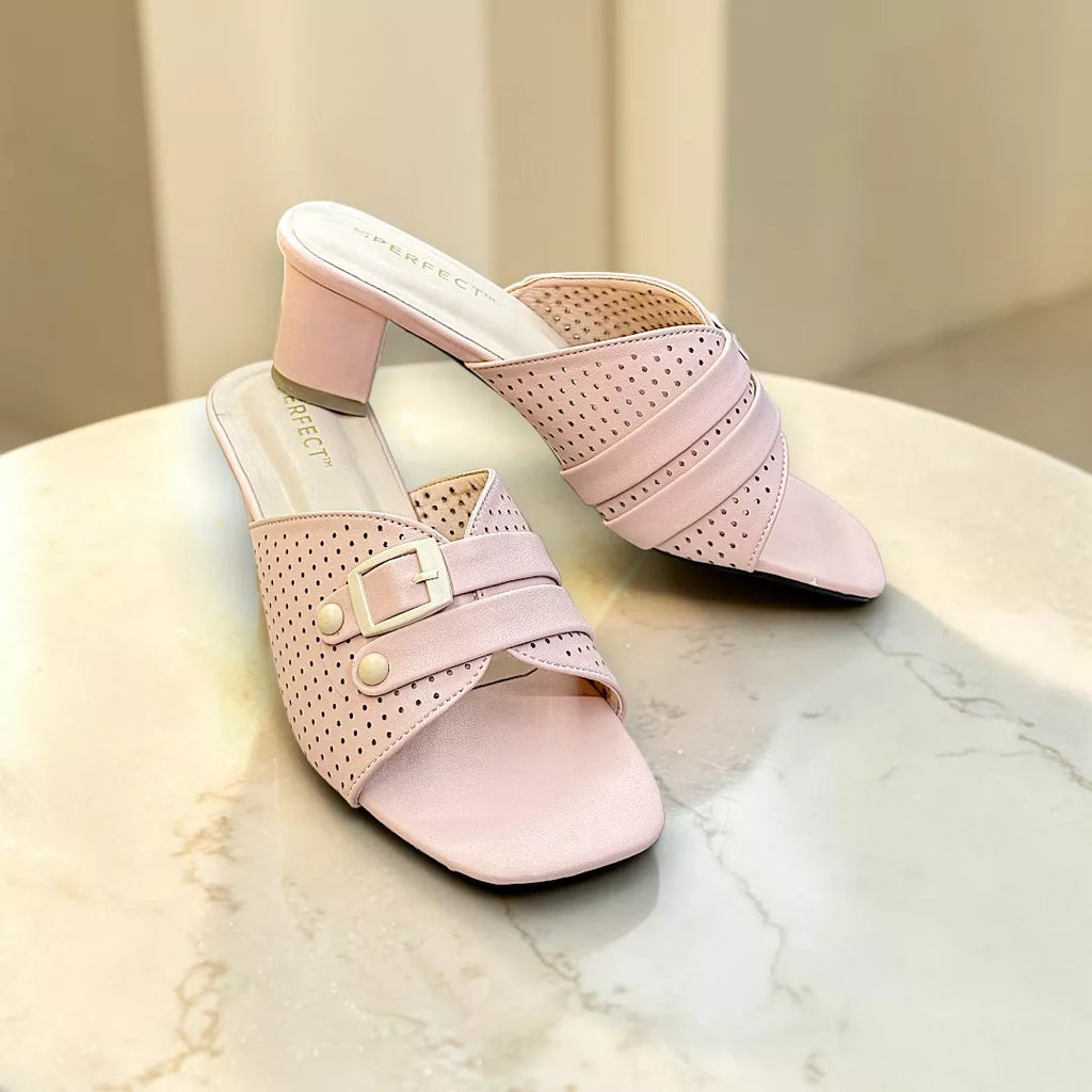 Women Laser Box Heel-1122