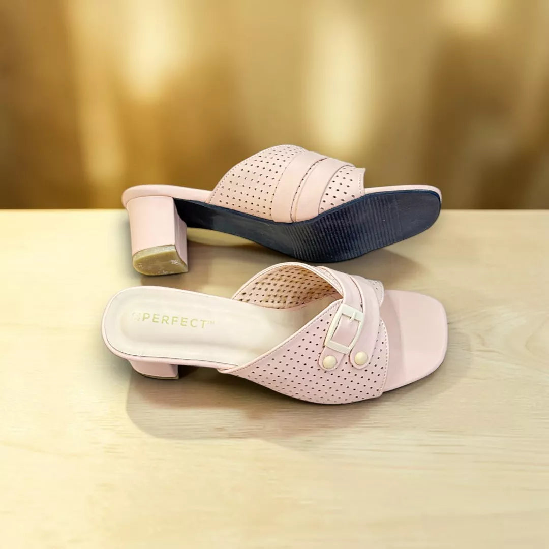 Women Laser Box Heel-1122