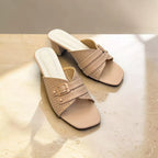 Women Laser Box Heel-1123