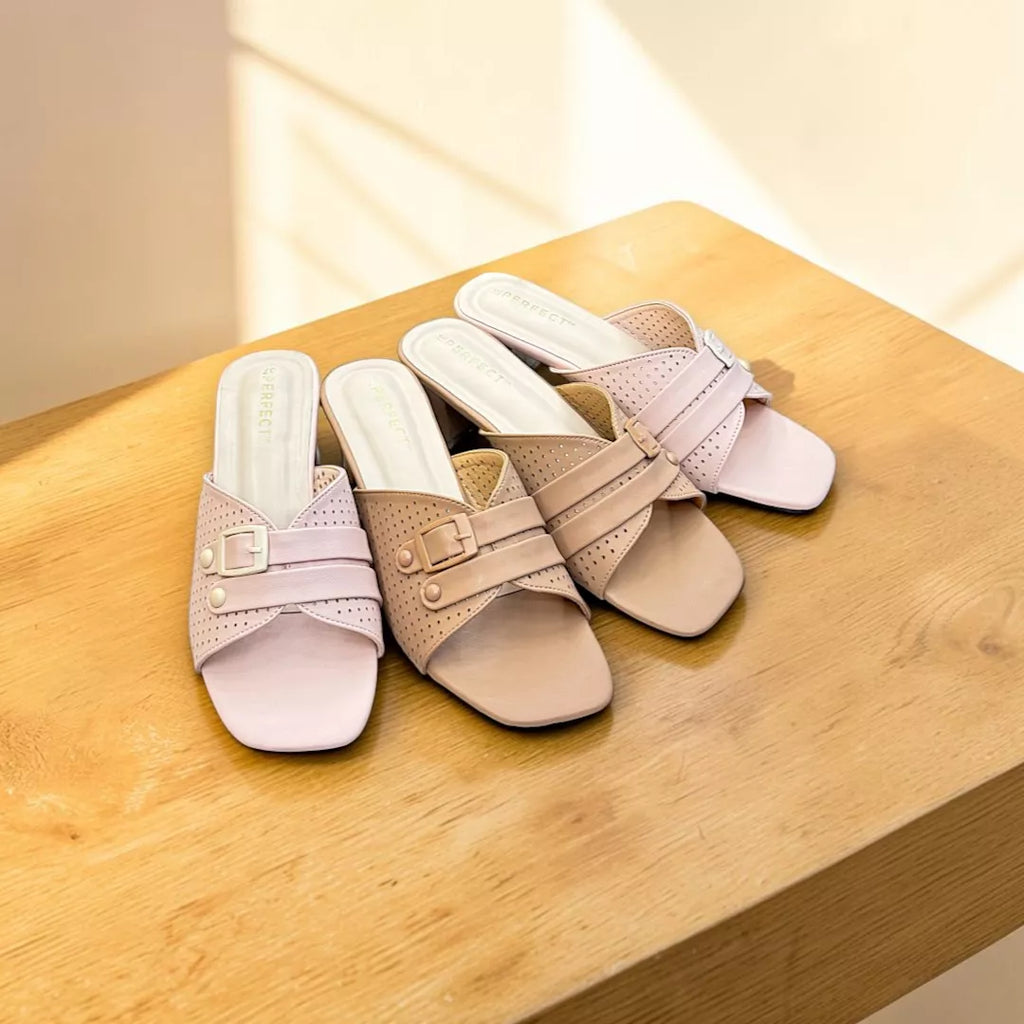 Women Laser Box Heel-1122