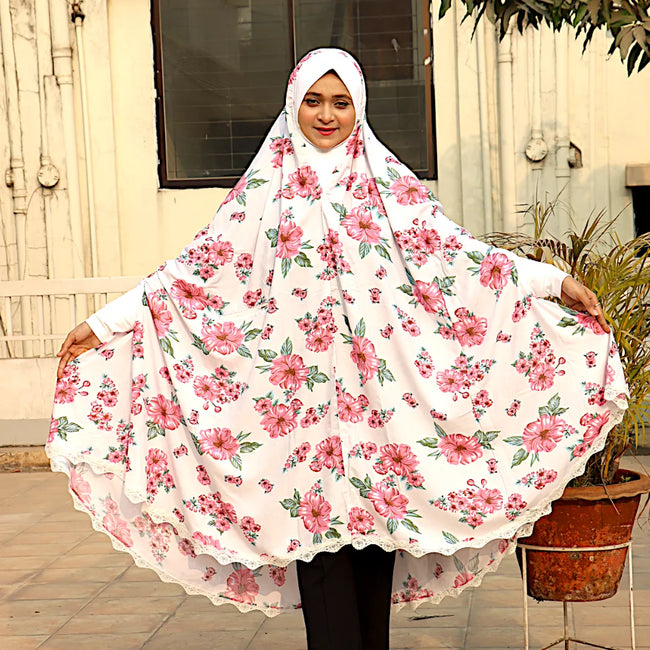 Afroze Detached Niqab Khimar-AA25 Hover Image