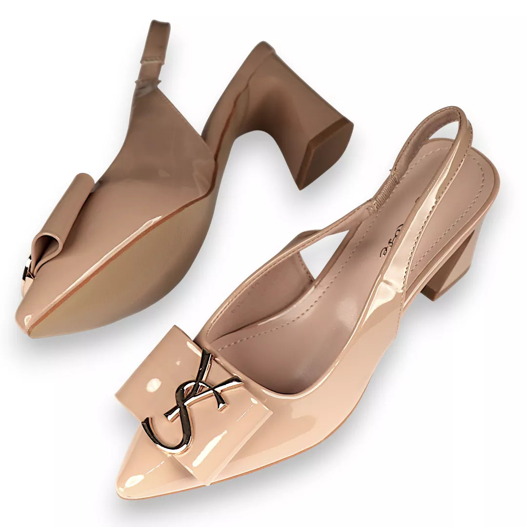 Women Half Shoe Heel-948