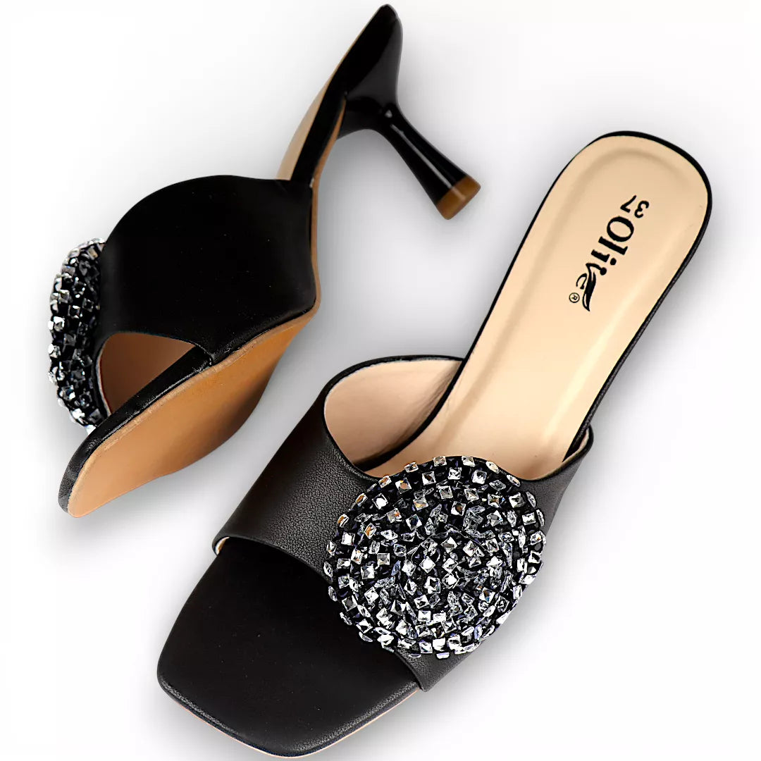 Flower Pencil Heel-958