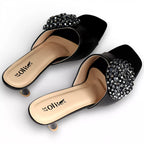 Flower Pencil Heel-958