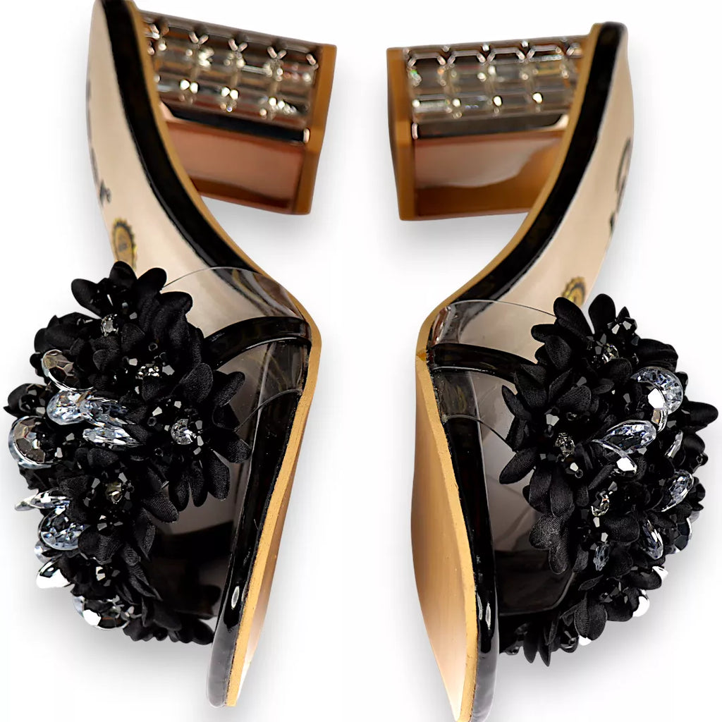 Flower Slide Heel-956
