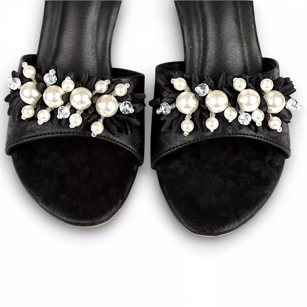 Pearl Short Pencil Heel-959