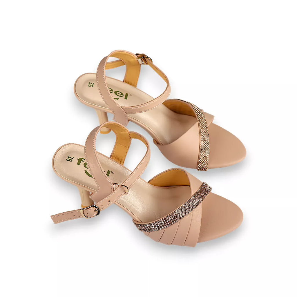 Ankle Knot Pencil Heel-971