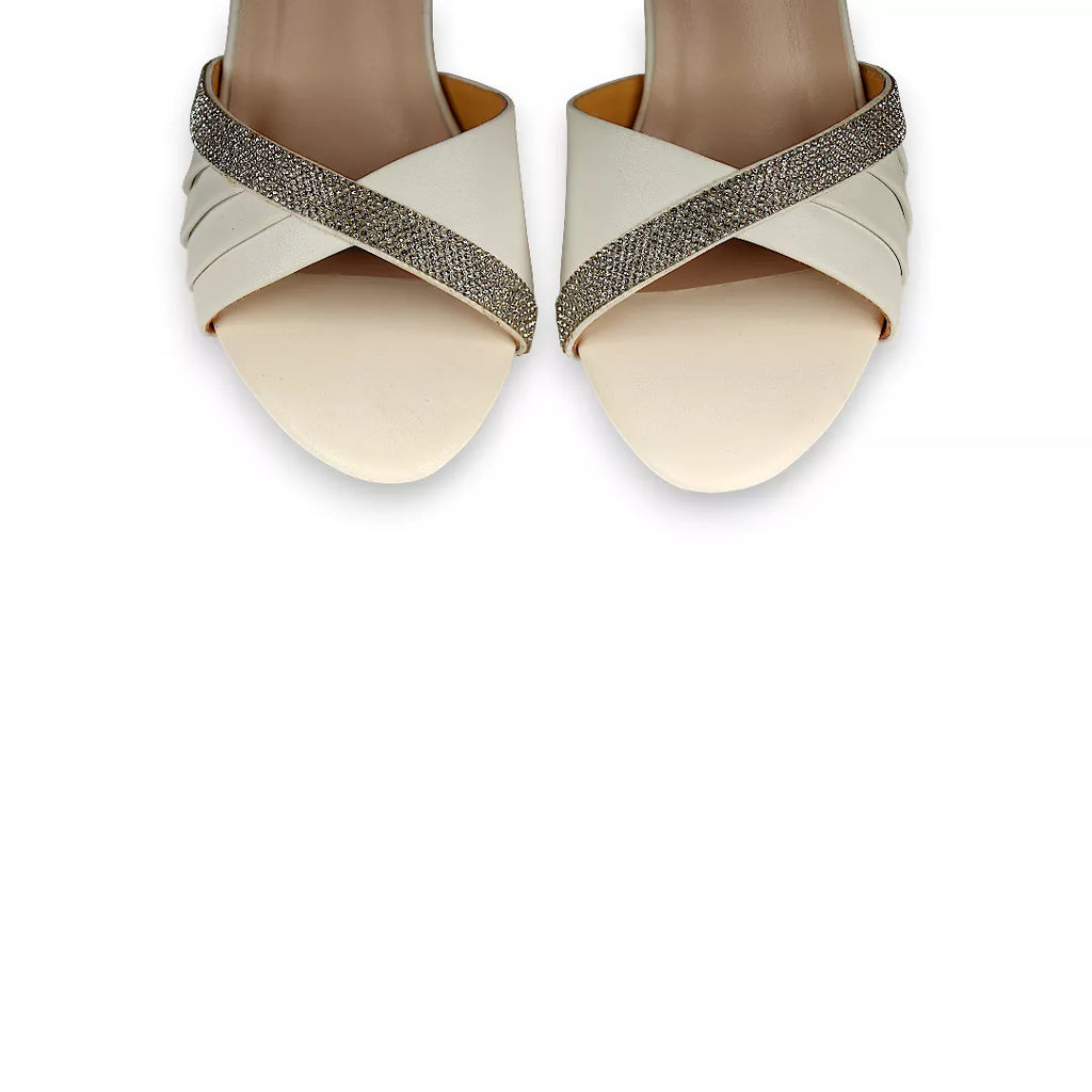 Ankle Knot Pencil Heel-972